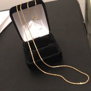 14k yellow gold beautiful 18” chain